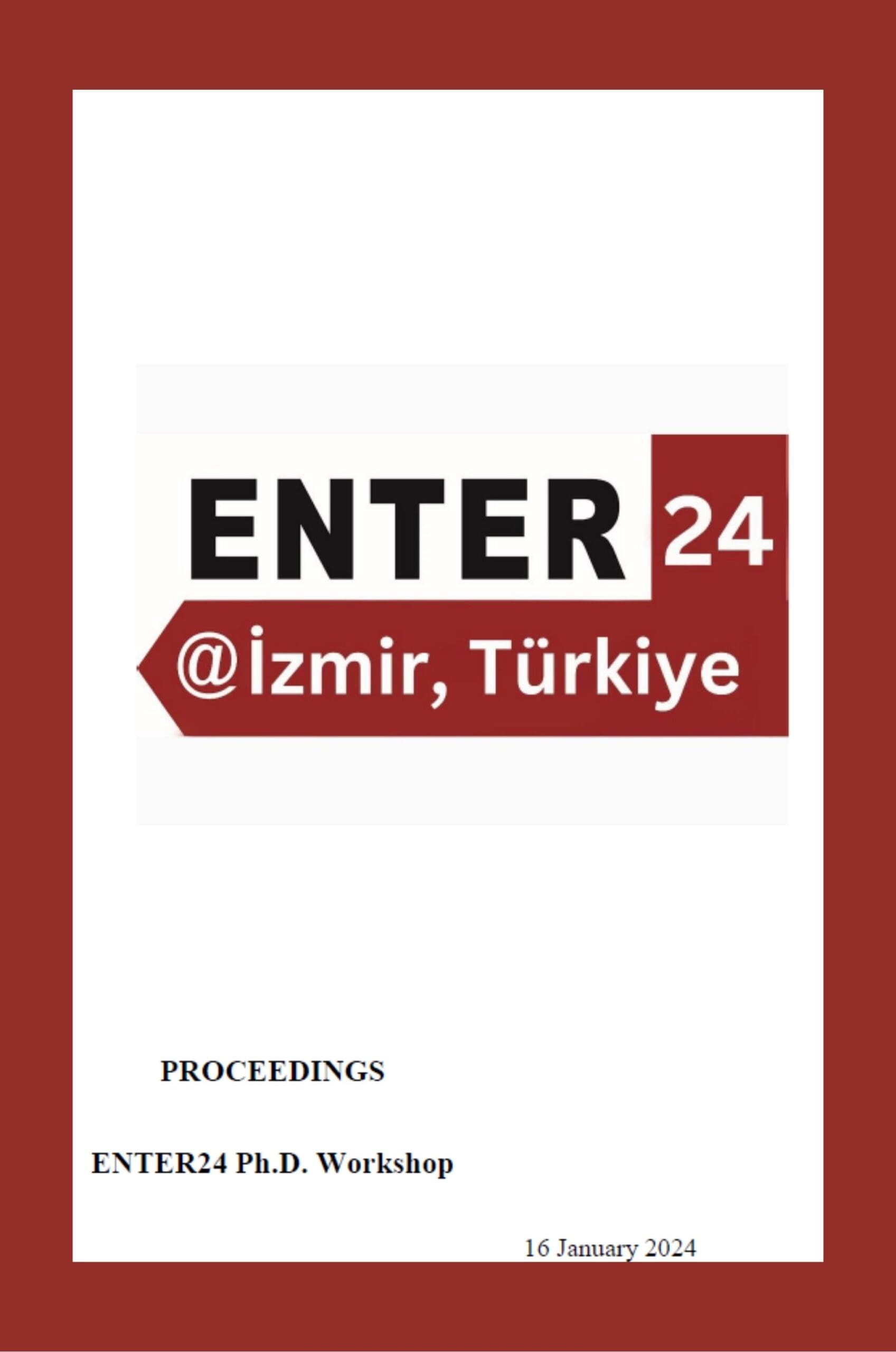 ENTER24 PHD Proceedings